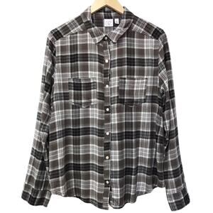 BP Nordstrom Top Womens Large Plaid